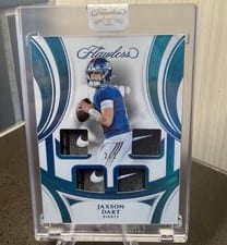 2025 Panini Flawless Rookie Showcase Jaxson Dart #2 card