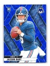 2025 Panini Mosaic Jaxson Dart Blue Scope #362 card
