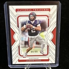 2025 Panini National Treasures Collegiate Jaxson Dart #6 card
