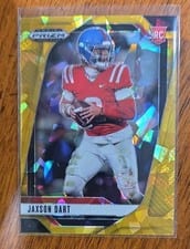2025 Panini Prizm Draft Picks Jaxson Dart #90 card