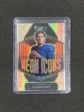 2025 Panini Select Neon Icons Jaxson Dart #18 card