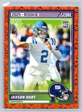 2025 Score-A-Treat Base Rookies Pumpkin Jaxson Dart #35 card