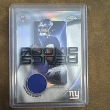 2025 Topps Chrome Rookie Relics Jaxson Dart #RR-JD card