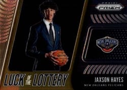 2019-20 Panini Prizm Luck of the Lottery Jaxson Hayes #8 card