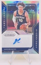 2020-21 Panini Prizm Sensational Signatures Jaxson Hayes #SS-JAX card