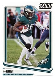 2018 Score Base Set Jay Ajayi #260 card