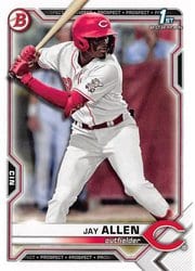 2021 Bowman Draft Base Set Jay Allen #BD-11 card