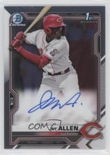 2021 Bowman Draft Chrome Draft Autographs Jay Allen #CDA-JA card