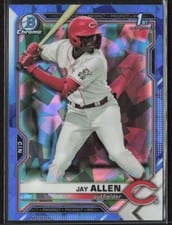 2021 Bowman Draft Sapphire Jay Allen #BDC-11 card