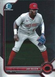 2022 Bowman Chrome Prospects Jay Allen #BCP-114 card