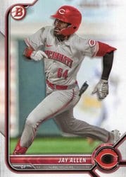 2022 Bowman Draft Base Set Jay Allen #BD-192 card
