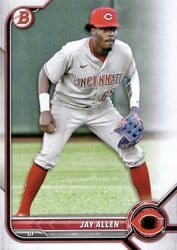 2022 Bowman Prospects Jay Allen #BP-114 card