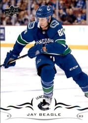 2018-19 Upper Deck Base Set Jay Beagle #427 card