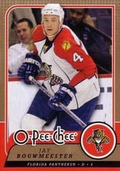 2008-09 O-Pee-Chee Base Set Jay Bouwmeester #493 card