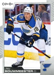 2020-21 O-Pee-Chee Base Set Jay Bouwmeester #474 card