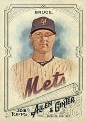 2018 Topps Allen & Ginter Base Set Jay Bruce #347 card