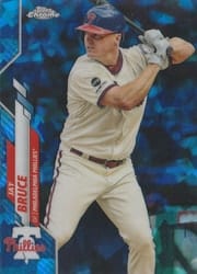2020 Topps Chrome Sapphire Edition Base Set Jay Bruce #132 card