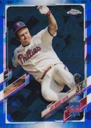 2021 Topps Chrome Sapphire Edition Base Set Jay Bruce #308 card