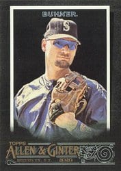 2020 Topps Allen & Ginter X Base Set Jay Buhner #349 card