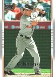 2007 Upper Deck Base Set Jay Gibbons #54 card