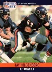 1990 Pro Set Base Set Jay Hilgenberg #53 card