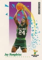 1991-92 SkyBox Base Set Jay Humphries #158 card