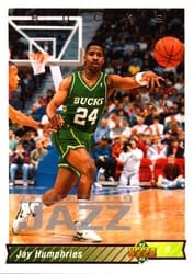 1992-93 Upper Deck Base Set Jay Humphries #81 card