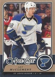 2008-09 O-Pee-Chee Base Set Jay McClement #39 card