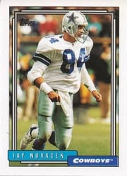 1992 Topps Base Set Jay Novacek #518 card
