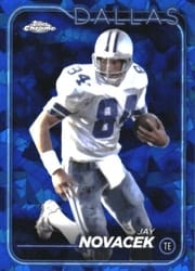2024 Topps Chrome Sapphire Edition Base Set Jay Novacek #50 card