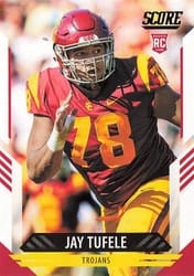 2021 Score Base Set Jay Tufele #392 card