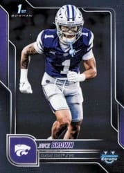 2025 Bowman University Chrome Base Set Jayce Brown #71 card