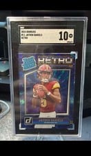 2024 Donruss Rated Rookies Retro Jayden Daniels #11 card