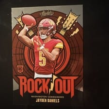2024 Panini Absolute Rock Out Jayden Daniels #RO-JDS card