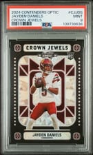2024 Panini Contenders Optic Crown Jewels Jayden Daniels #2 card