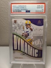 2024 Panini Luminance Dynamic Rookies Jayden Daniels #DR-JDS card