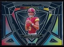 2024 Panini Obsidian Vitreous Jayden Daniels #2 card