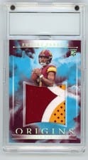2024 Panini Origins Future Fabrics Jayden Daniels #FF-JDA card