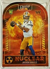 2024 Panini Prestige Nuclear Jayden Daniels #N-JDS card