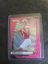 2024 Panini Prizm Jayden Daniels Pink Wave #347 card