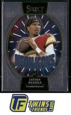 2024 Panini Select Neon Icons Jayden Daniels #13 card