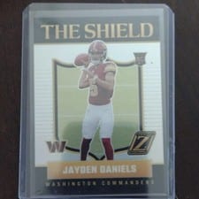 2024 Panini Zenith The Shield Jayden Daniels #2 card