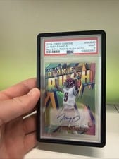 2024 Topps Chrome Chrome All-Etch Rookie Rush Autographs Jayden Daniels #RRA-JD card