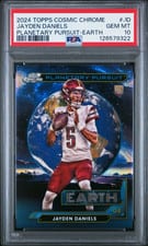 2024 Topps Chrome Cosmic Planetary Pursuit - Earth Jayden Daniels #PPEA-JD card