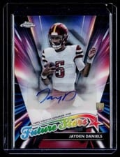 2024 Topps Chrome Future Stars Autographs Jayden Daniels #FSA-JD card