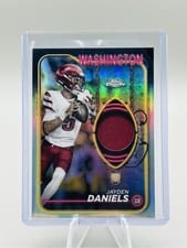 2024 Topps Chrome Topps Chrome Rookie Relics Jayden Daniels #CRR-JD card