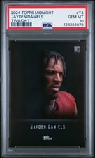 2024 Topps Midnight Twilight Jayden Daniels #T-4 card
