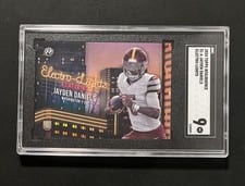 2024 Topps Resurgence Electro-Lights Jayden Daniels #EL-6 card