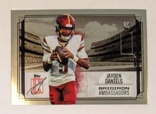 2024 Topps Signature Class Gridiron Ambassadors Jayden Daniels #GA-2 card