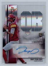 2024 Topps Signature Class Rookie Class Crystal Clear Autographs Jayden Daniels #RCC-JD card